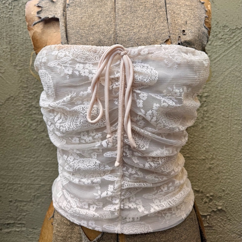Lace crop top